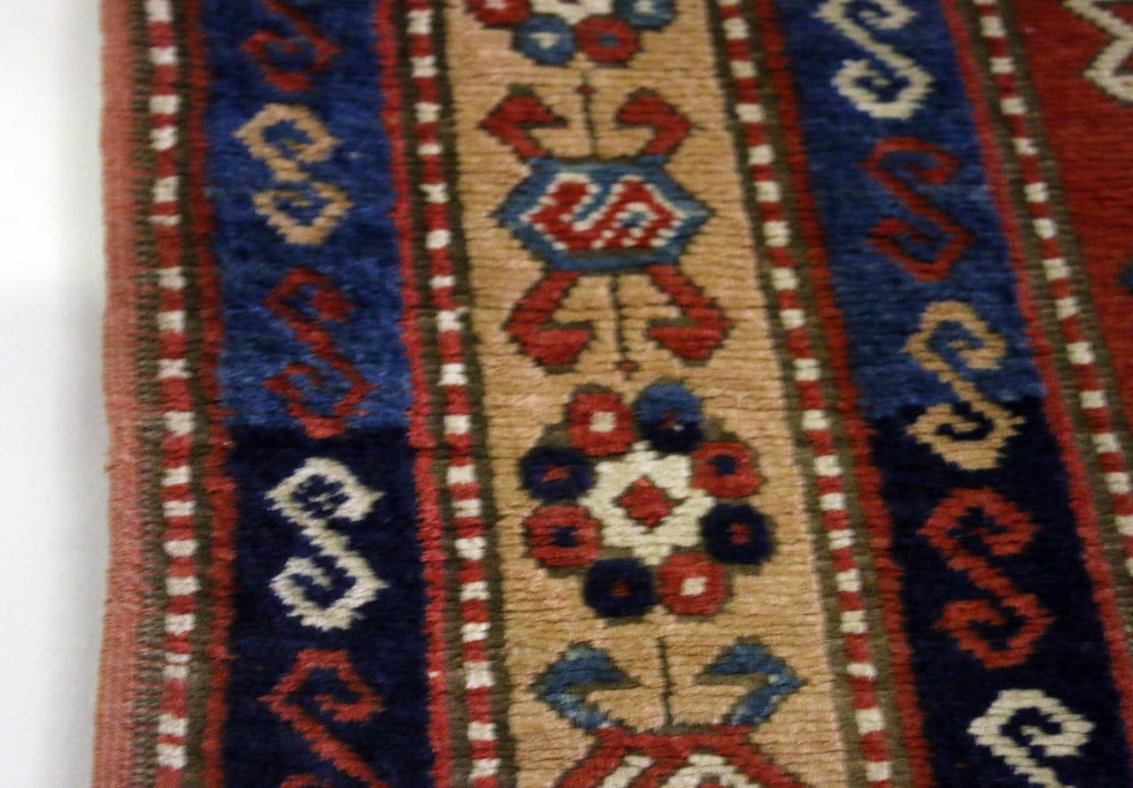Antique Caucasian Kazak Rug 1