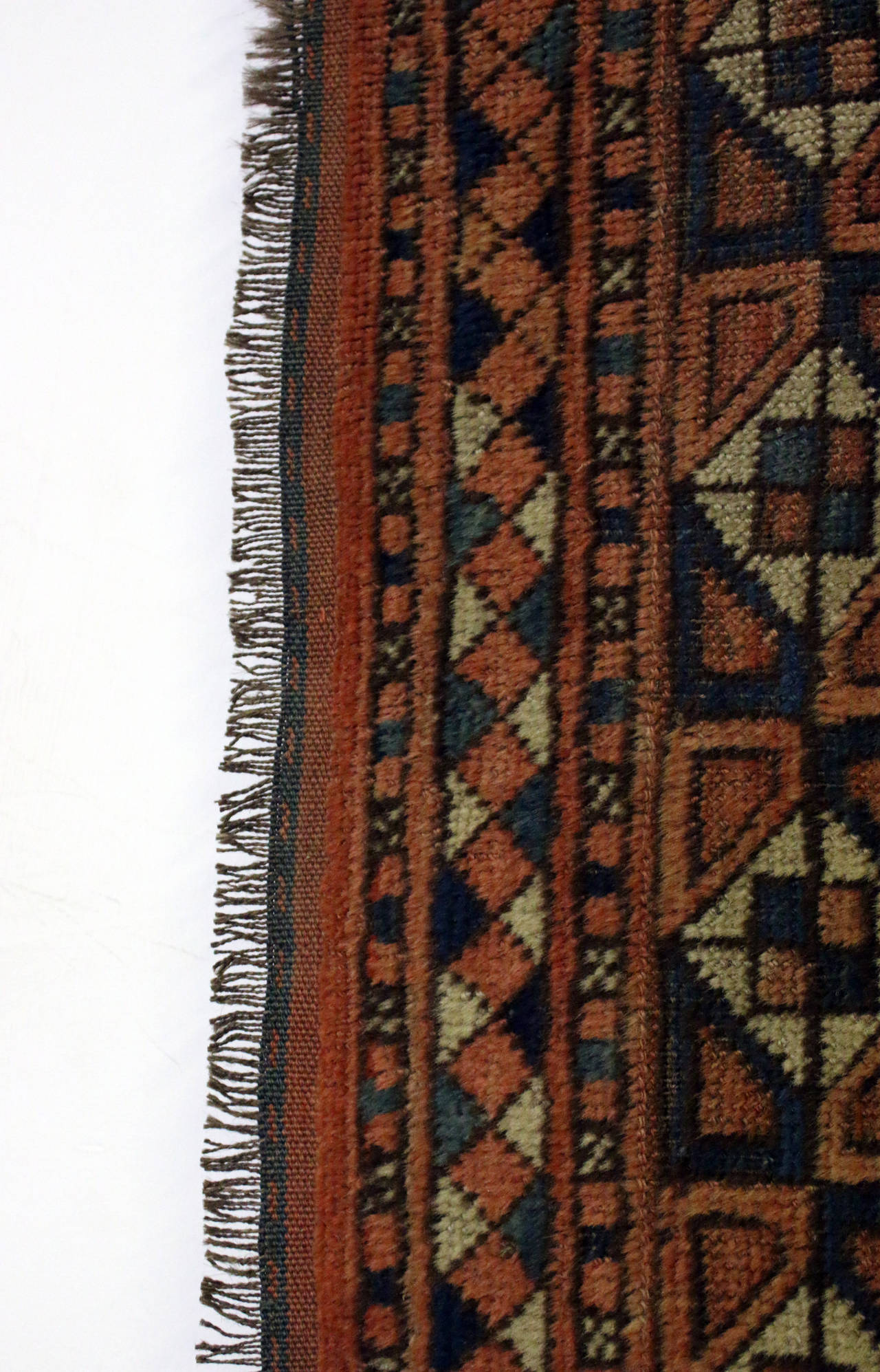Antike Turkoman Yomut Tasche Gesicht Textil Wandbehang (Handgeknüpft) im Angebot