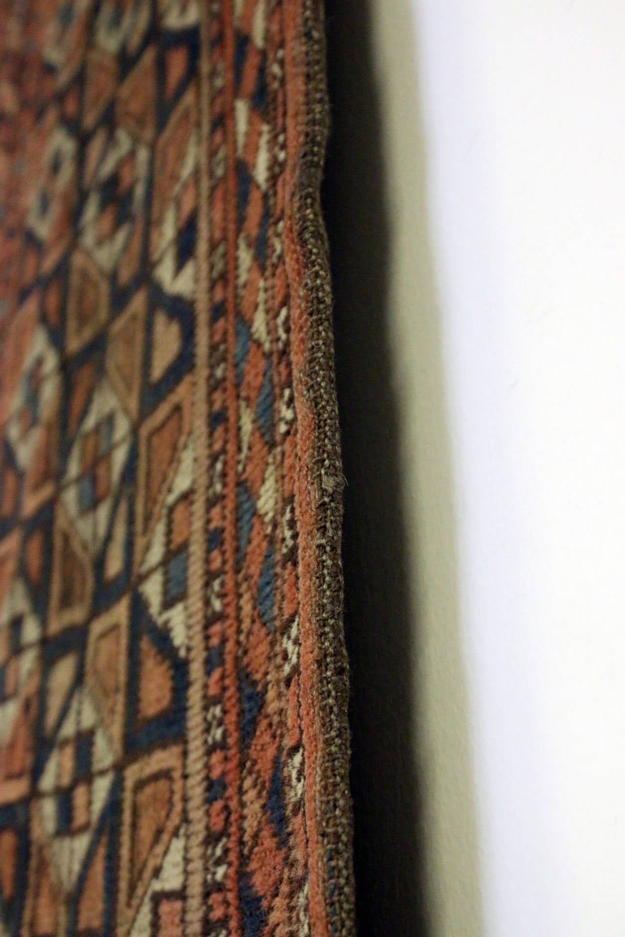 Antike Turkoman Yomut Tasche Gesicht Textil Wandbehang (Spätes 19. Jahrhundert) im Angebot