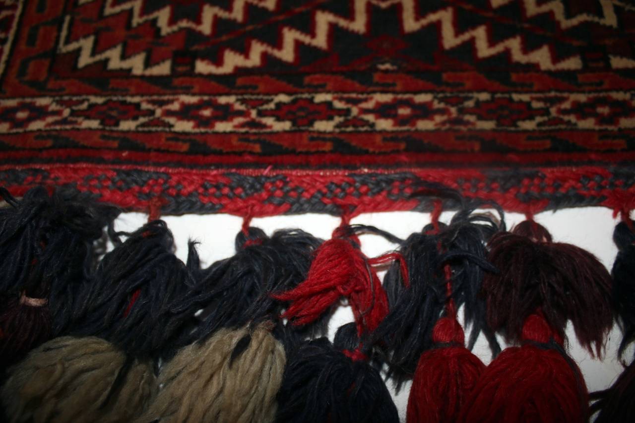 Antikes türkisches Asmalyk-Kamelien-Trappen-Textilien-Wandbehang im Angebot 2