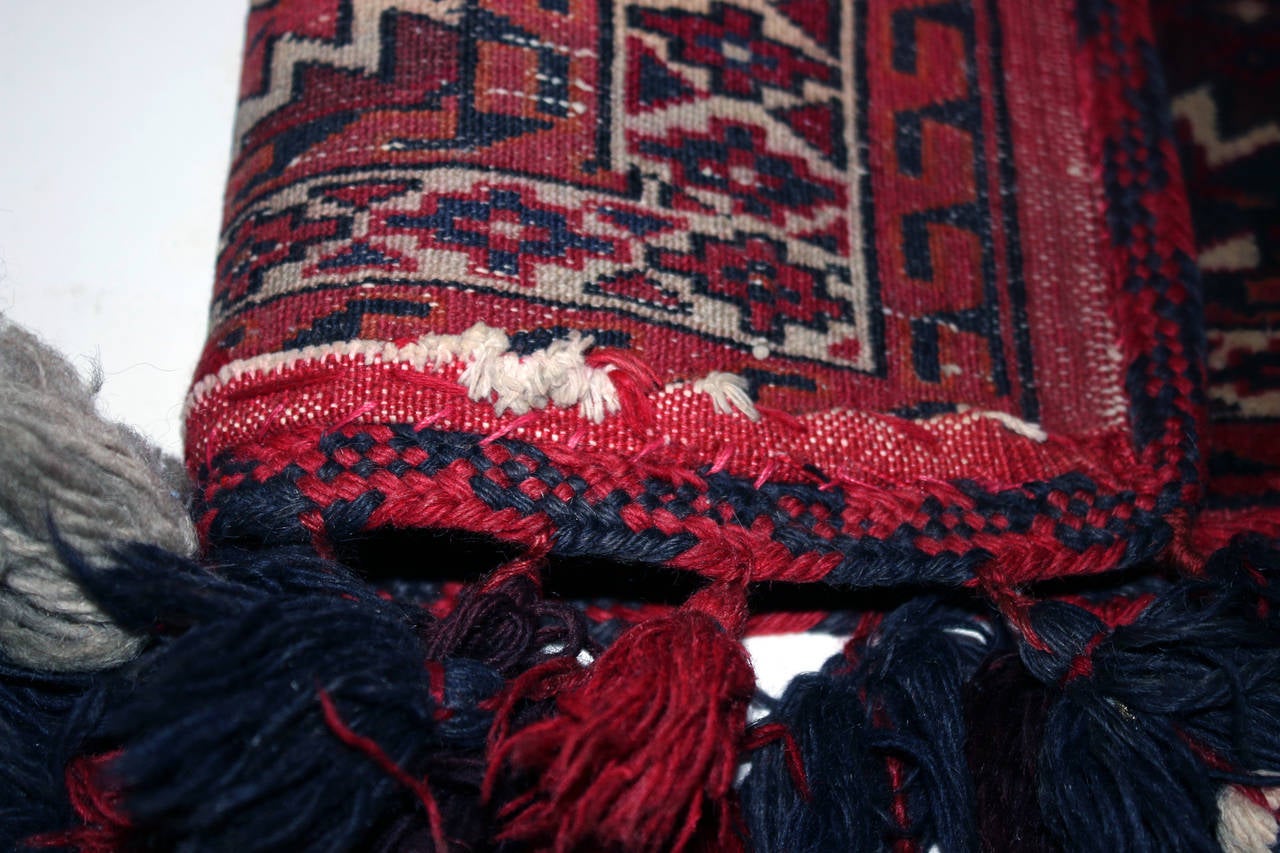 Antikes türkisches Asmalyk-Kamelien-Trappen-Textilien-Wandbehang (Wolle) im Angebot