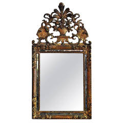 Early 18th Century French Baroque Gilt Mirror 12