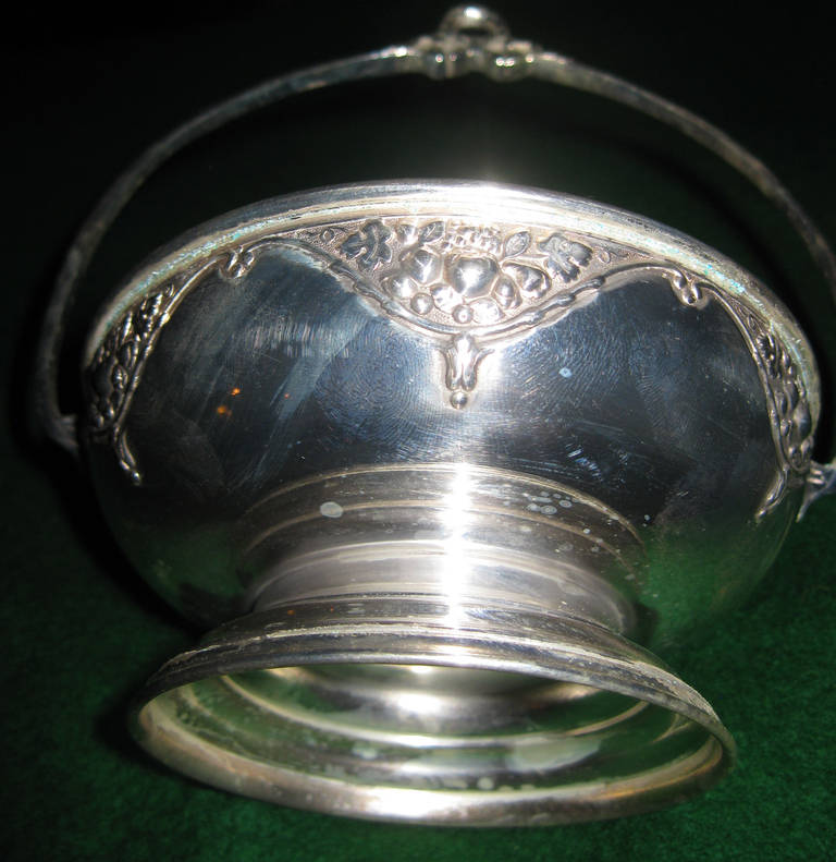 20th Century Silver Plate Epergne by Pedro Bignoli 2