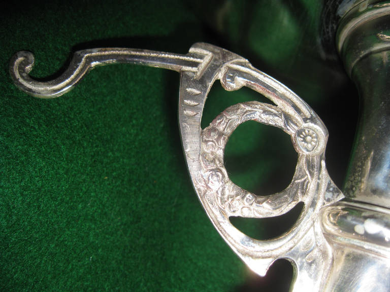 20th Century Silver Plate Epergne by Pedro Bignoli 3