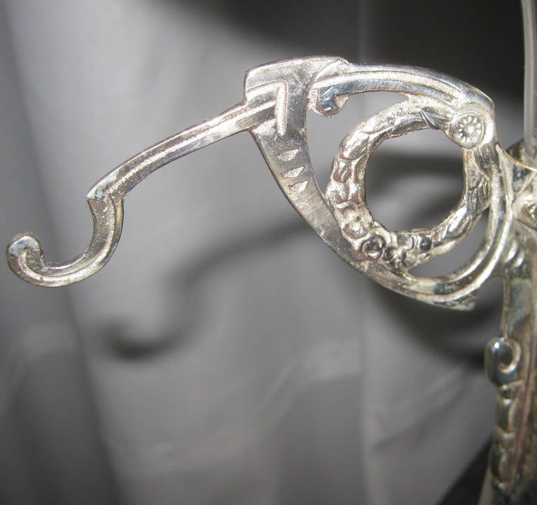 20th Century Silver Plate Epergne by Pedro Bignoli 5