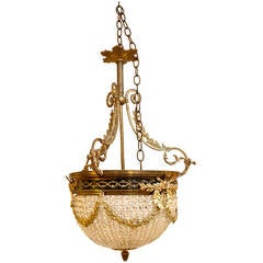 19th Century Second Empire French Petite Size Waterfall Chandelier 7