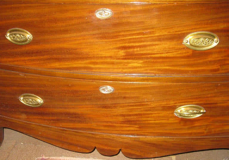 18th century Mahogany Hepplewhite Chest on Chest In Good Condition For Sale In Savannah, GA