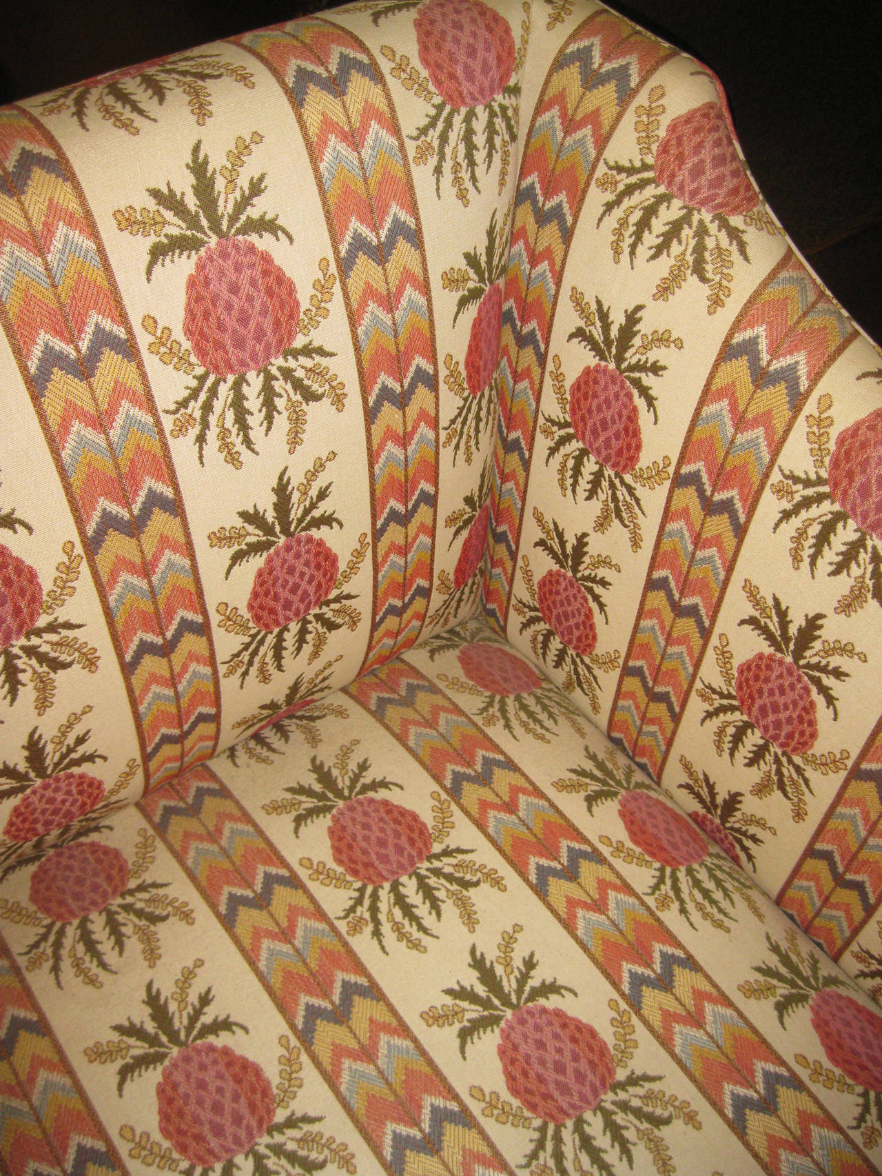 18th Century Hepplewhite Sofa in Scalamandre Upholstery In Excellent Condition In Savannah, GA