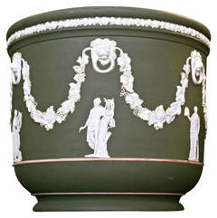 Antique 19th Century Jasperware Jardiniere by Wedgwood
