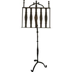 19th Century Hand-Forged English Music Stand 11