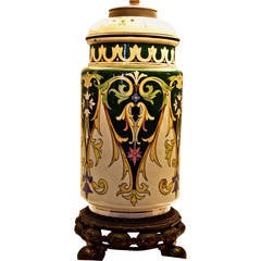 19th Century Aesthetic Movement William Morris Style Table Lamp