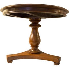 Antique 19th Century Regency Miniature Pedestal Table