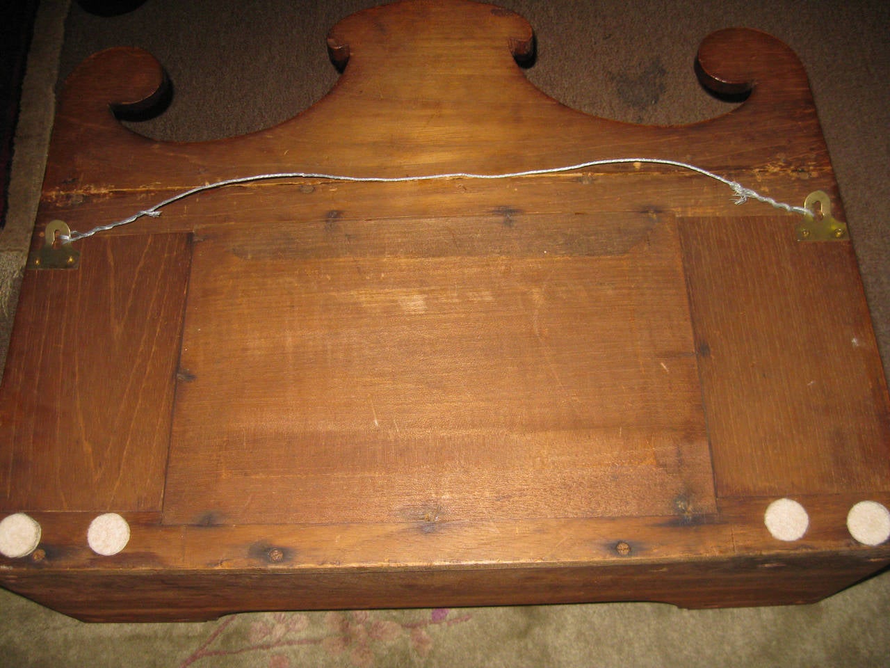 British 19th century Chippendale Style Hanging Wall Shelf or Overmantle For Sale