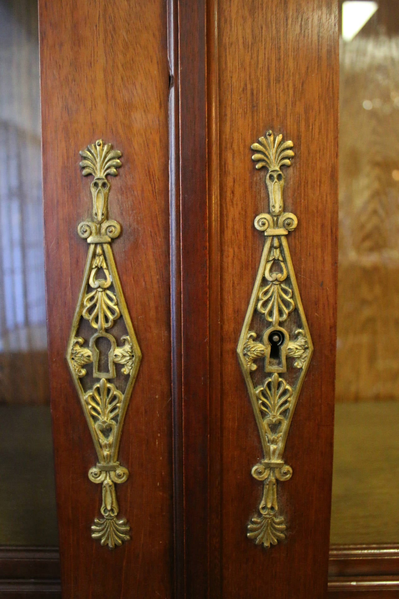 mahogany bookcase