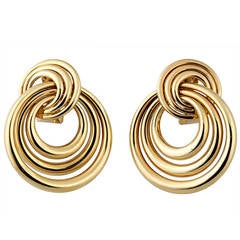 Cartier Large Gold Earclips