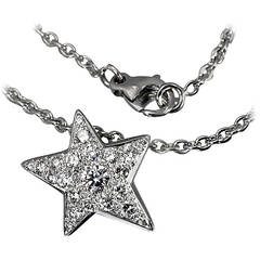 Chanel Comete Diamond White Gold Necklace