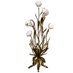 Italian Flower Floor Lamp