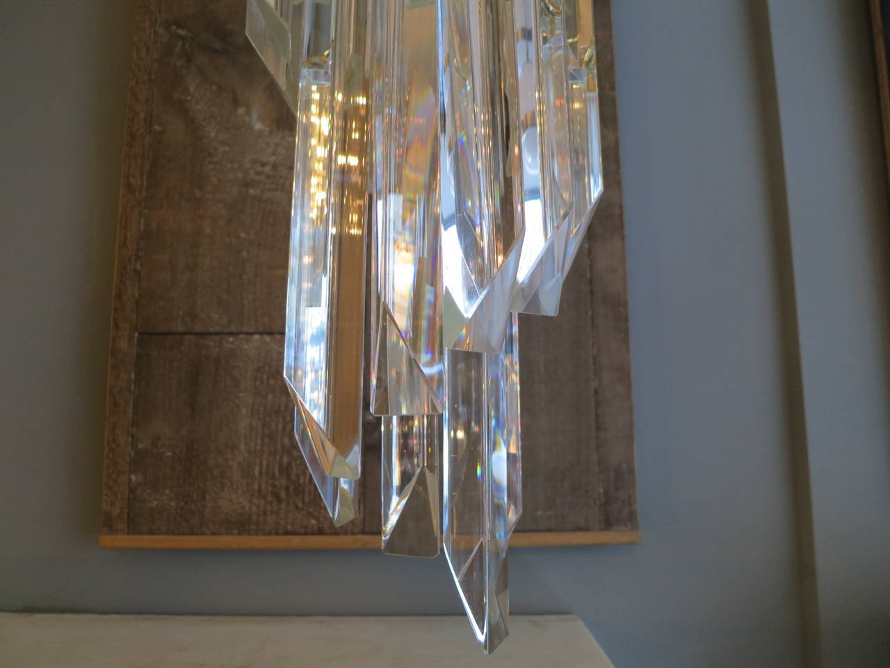 crystal spiral chandelier