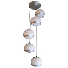 Large Italian Cascading Pendant by Stilux Milan