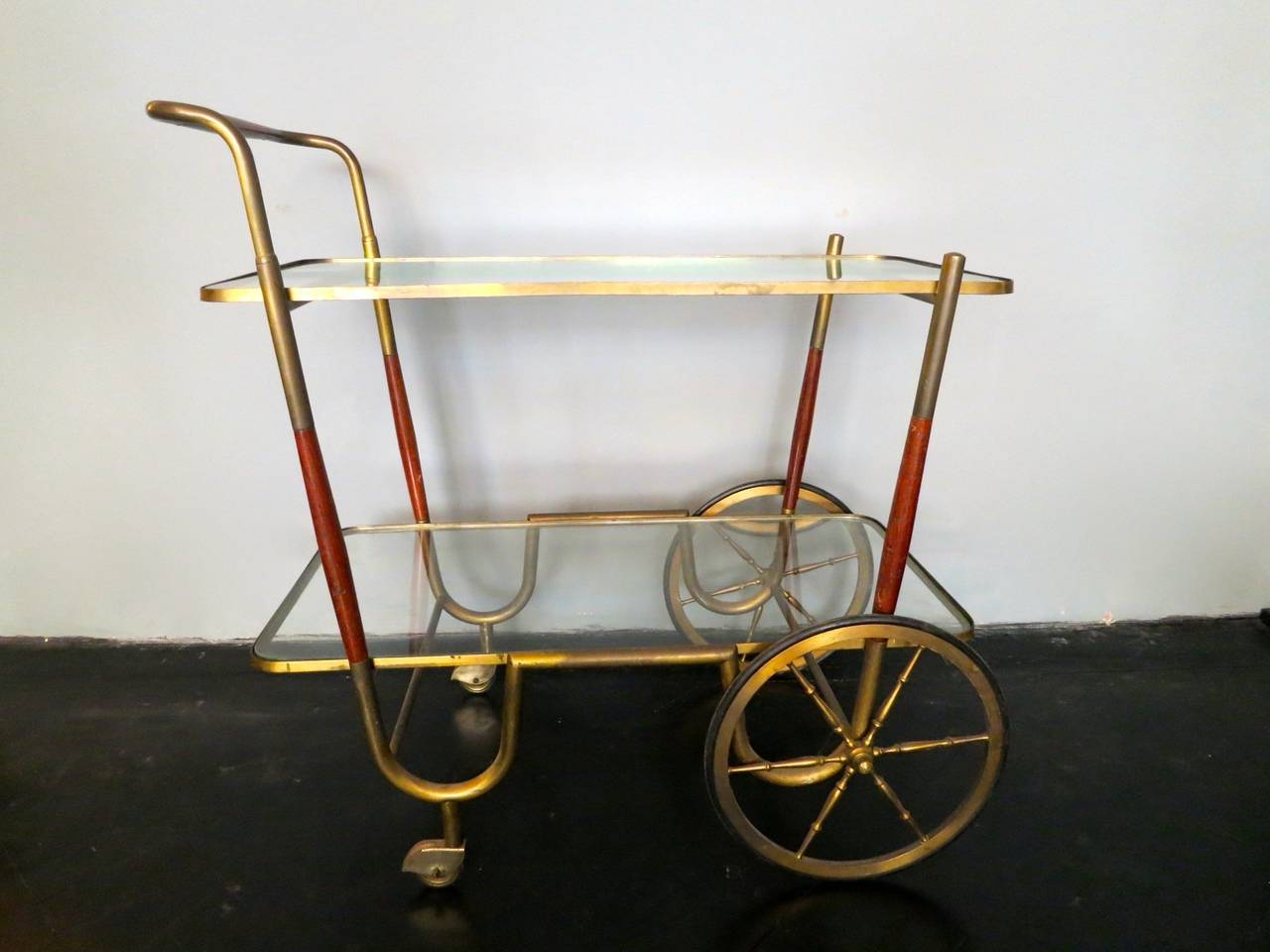 Mid-Century Modern Italian Drinks Trolly or Bar Cart