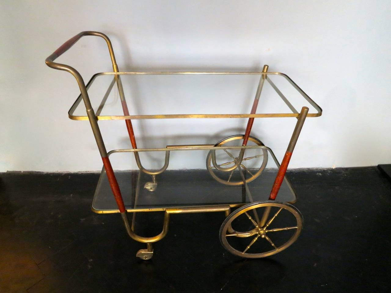 Italian Drinks Trolly or Bar Cart In Good Condition In London, GB