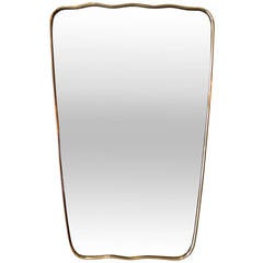 Italian Brass Framed MIrror
