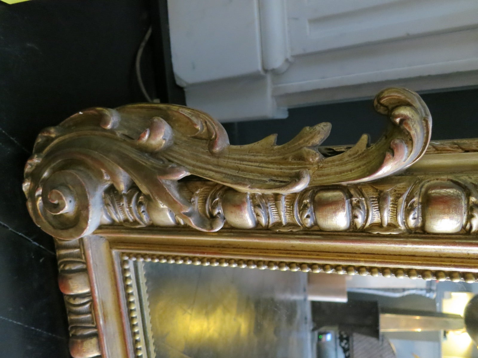 antique gold mirror french