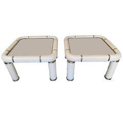 Pair of Coffee Tables by Tommaso Barbi