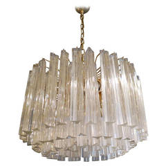 Italian Murano Prism Chandelier