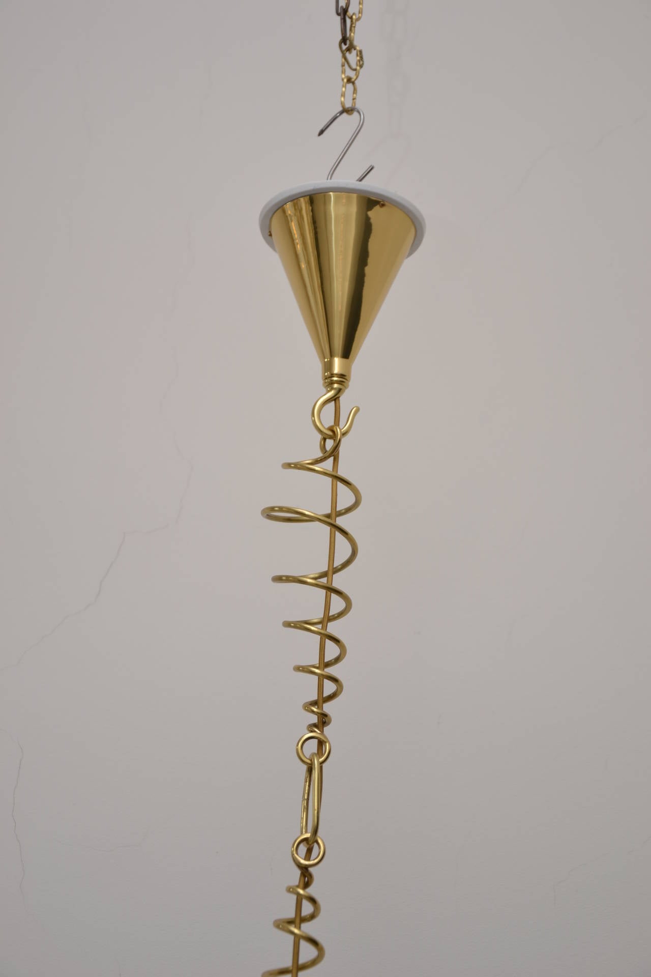 Austrian Exceptionally Ceiling Lamp 1950
