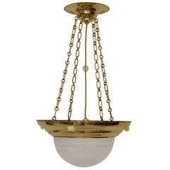 Art Nouveau Ceiling Lamp, circa 1906 6