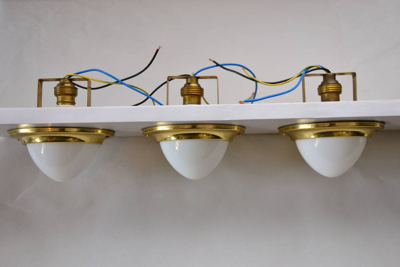 Thirty-Piece Flush Mount Ceiling Lamps For Sale 1