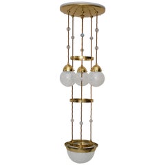 Koloman Moser Attributed to Bakalowits & Sohne "Secession" Chandelier