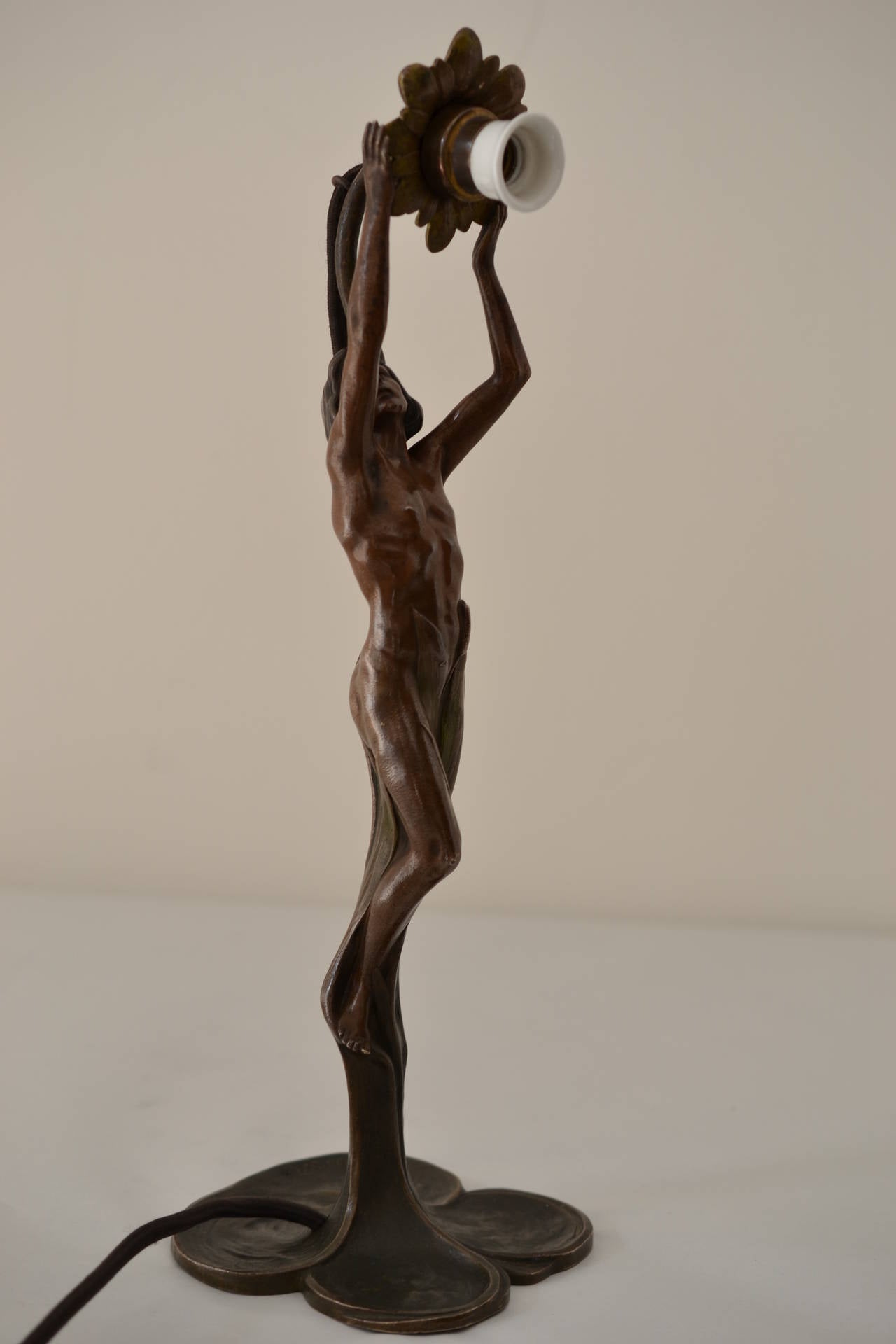 Peter Tereszczuk Viennese Bronze Table Lamp 1