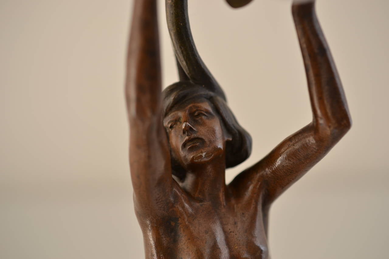 Peter Tereszczuk Viennese Bronze Table Lamp 2