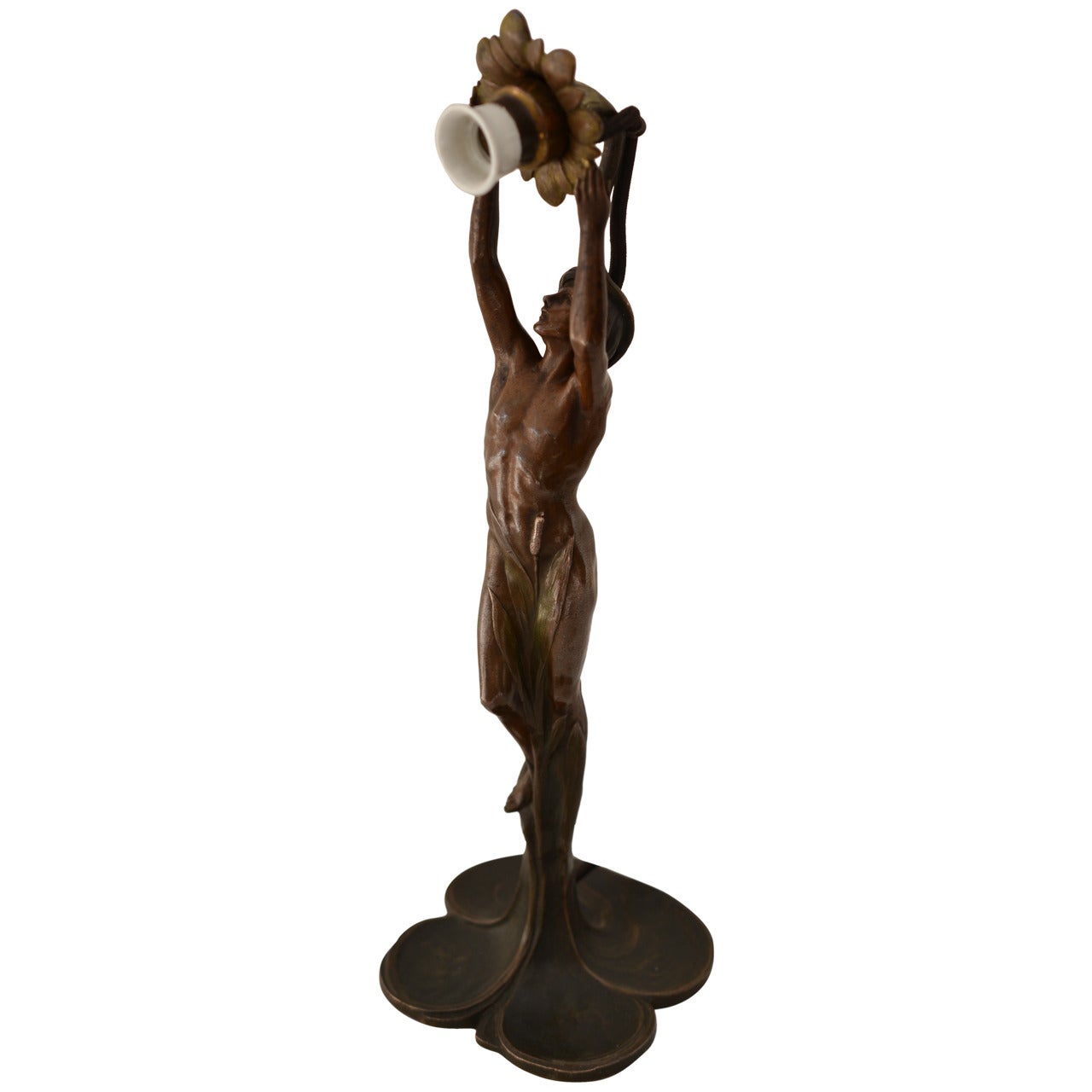 Peter Tereszczuk Viennese Bronze Table Lamp