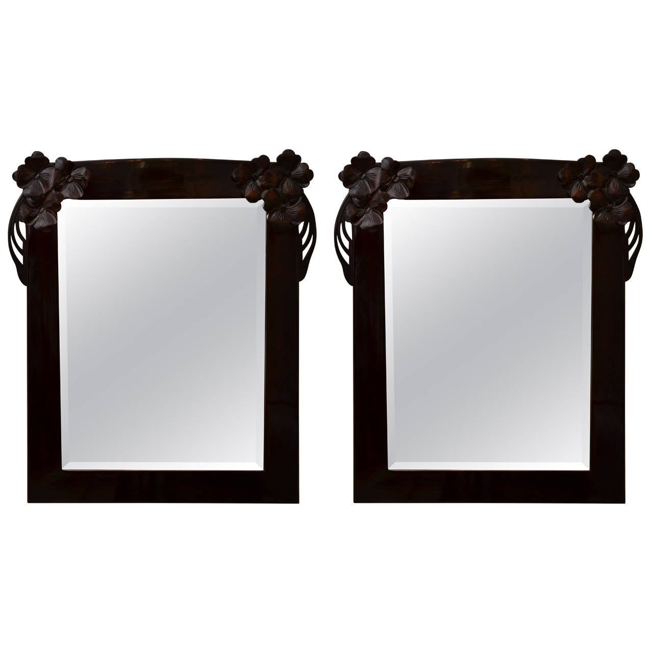 Only One Carved Polished Mirror For Sale at 1stdibs