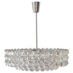 Beautiful Crystal Chandelier by Bakalowits & Sons, Austria Vienna 1960s