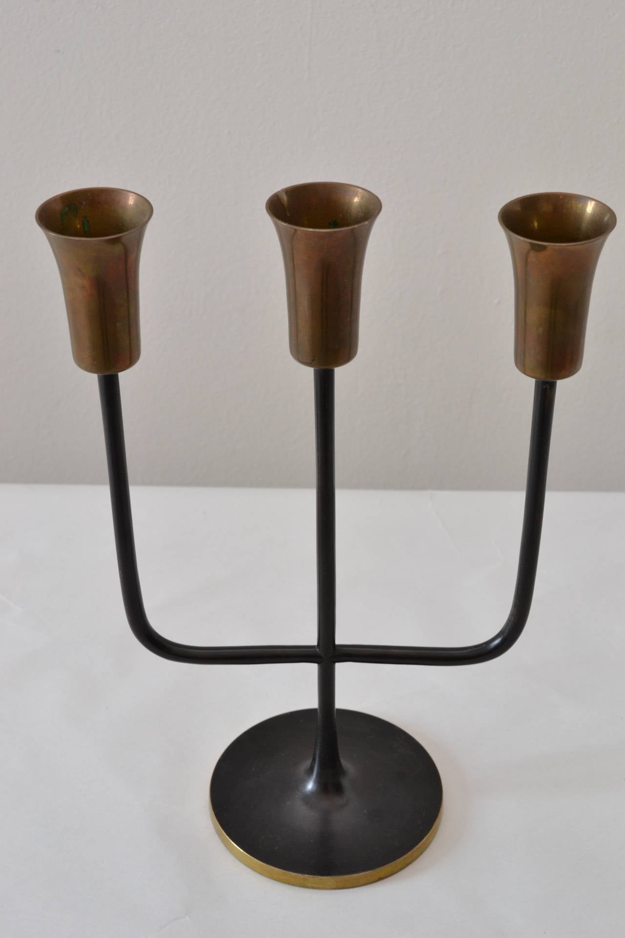 Werkstaette Hagenauer Candle Holder, circa 1950