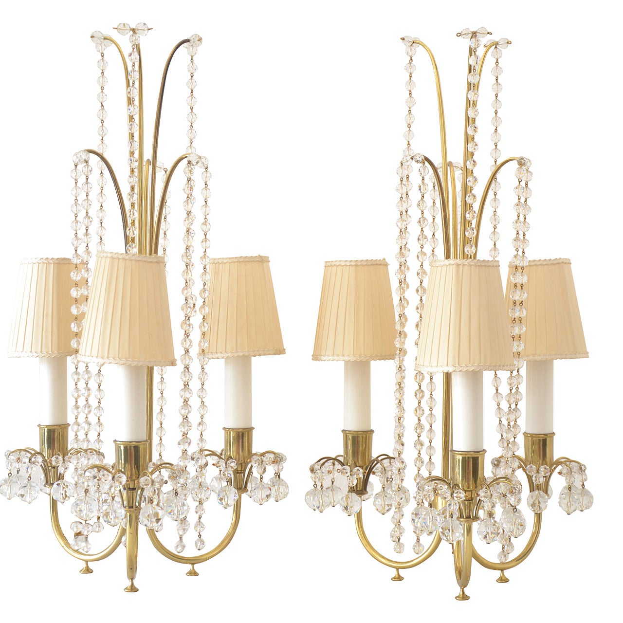 Two Amazing Lobmeyr Table Lamps For Sale