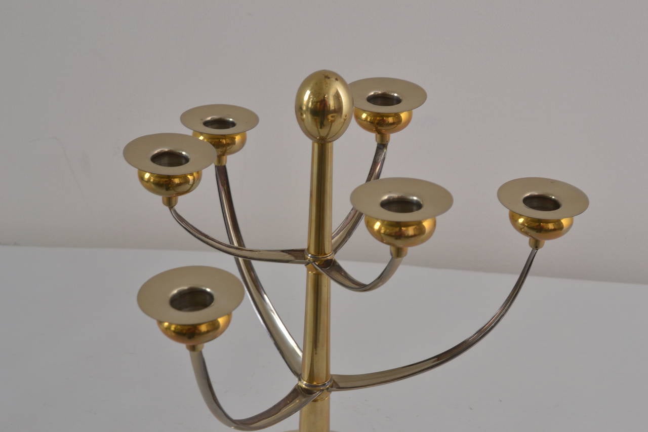 Six-Arm Candle Holder Vienna, circa 1920