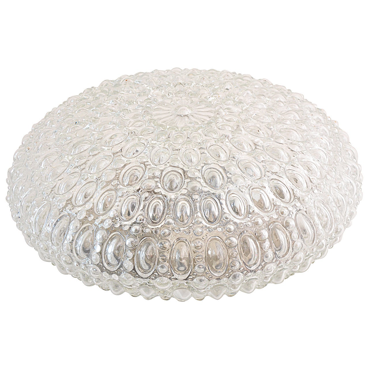 Limburg Oval Pattern Glass Ceiling Mount