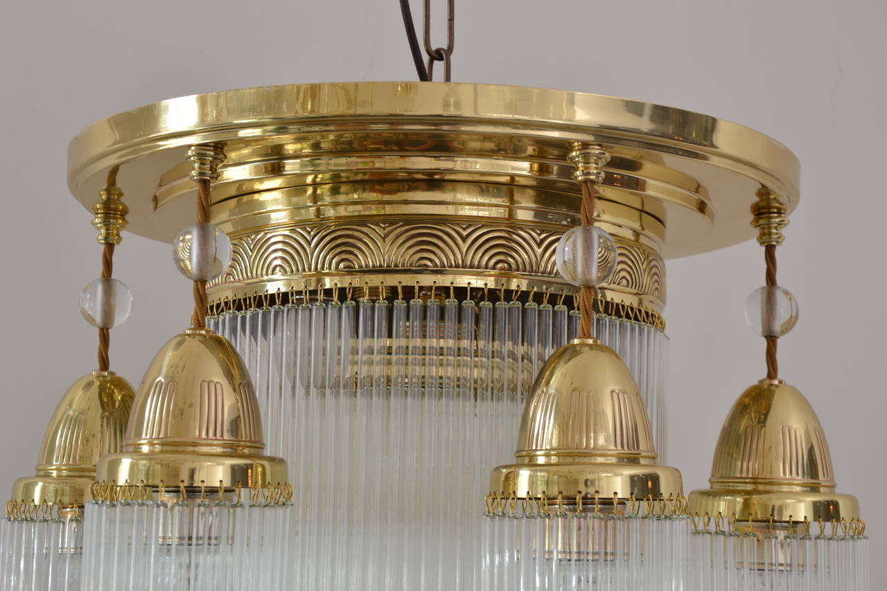 Austrian Jugendstil Ceiling Lamp