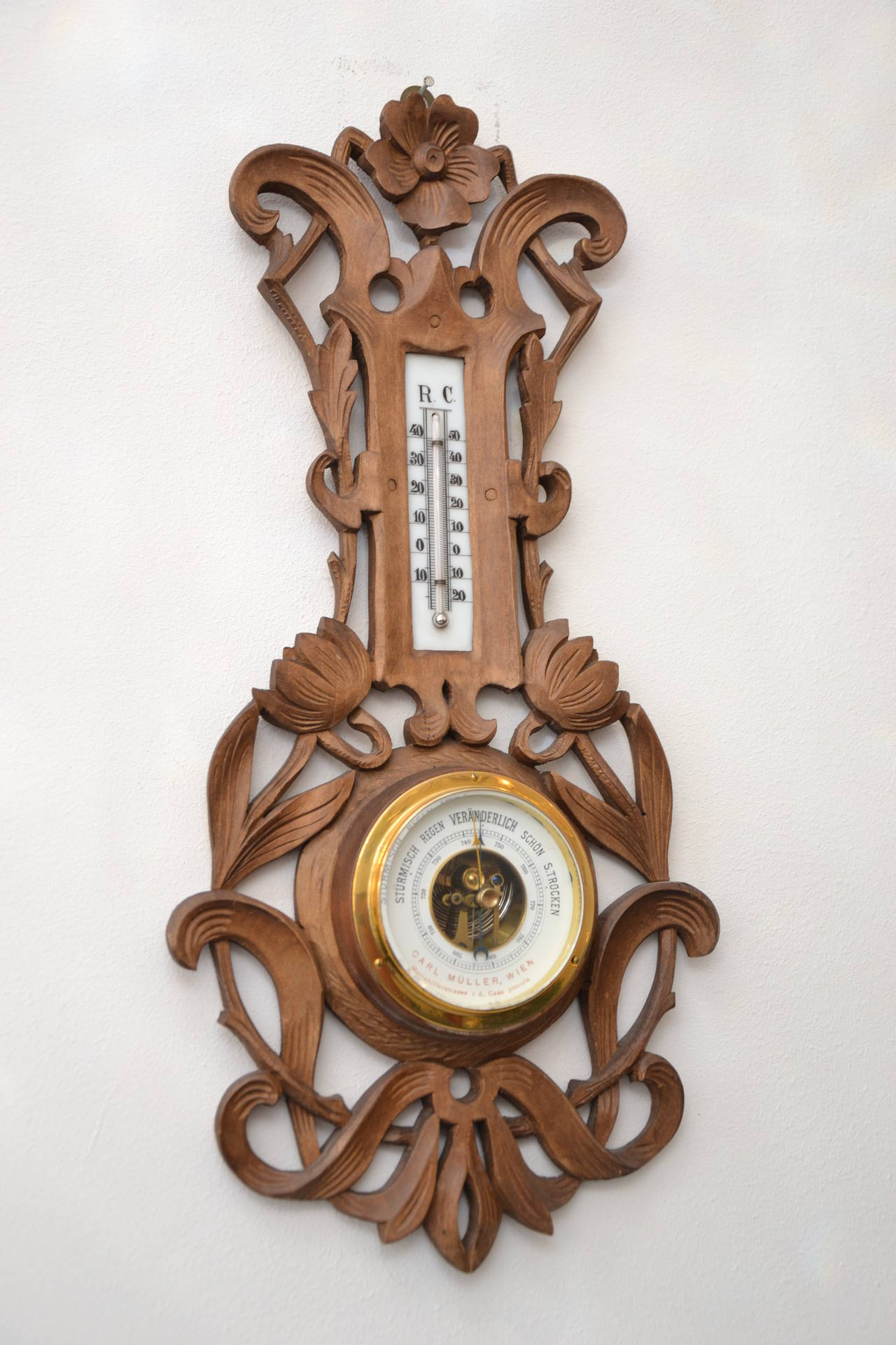 Thermometer and barometer