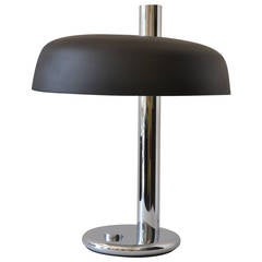 1930s American Modernist Nickel Plated Table Lamp 12
