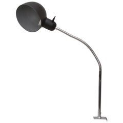 Flexible Clampe Luminaire Chrome Table Lamp