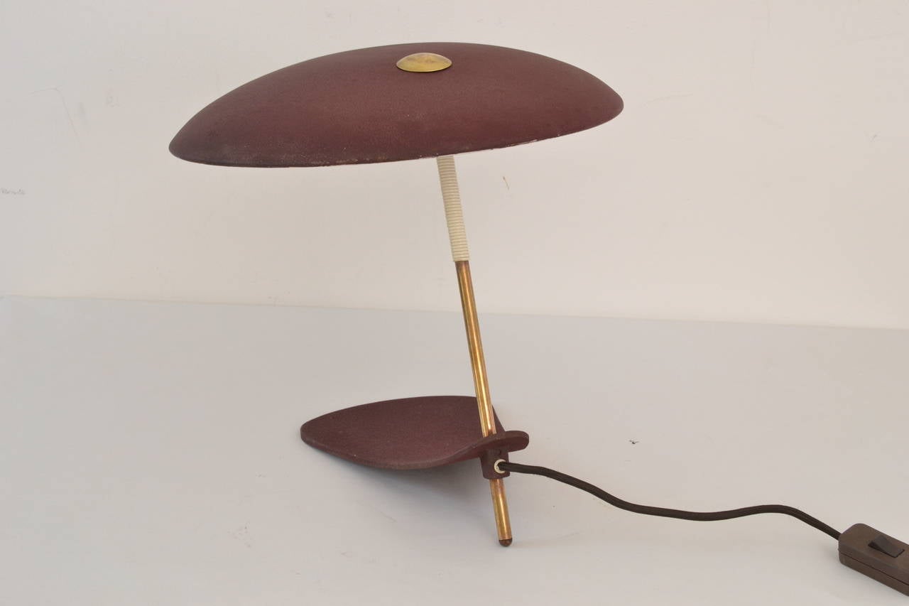 Brass Table Lamp, circa 1950