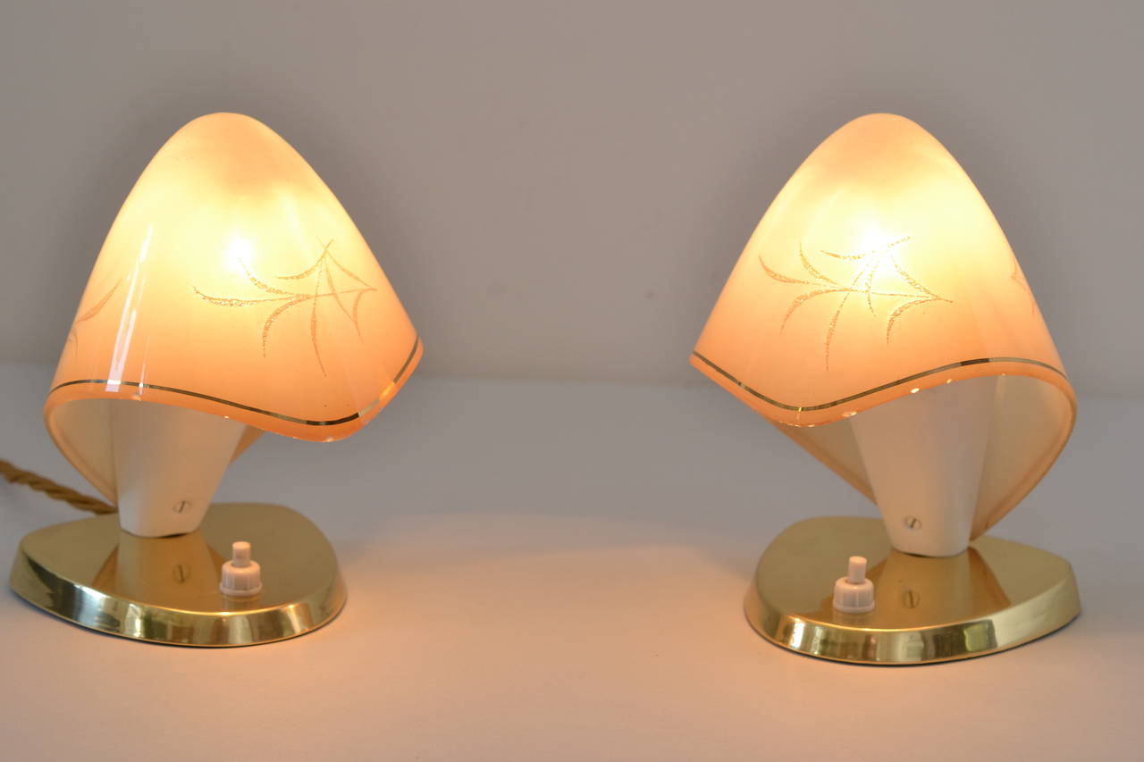 Mid-Century Modern Two Rupert Nikoll Table Lamps