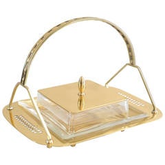 Antique Breakfast Set for Butter and Honey by Argentor
