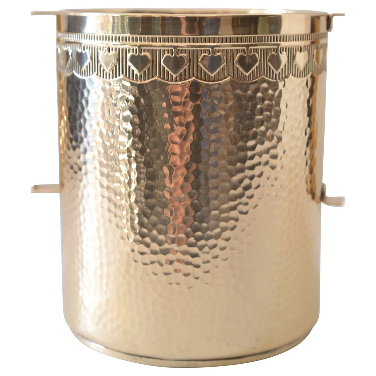 GBN Bavaria Brass Hammered Champagne Cooler For Sale at 1stDibs